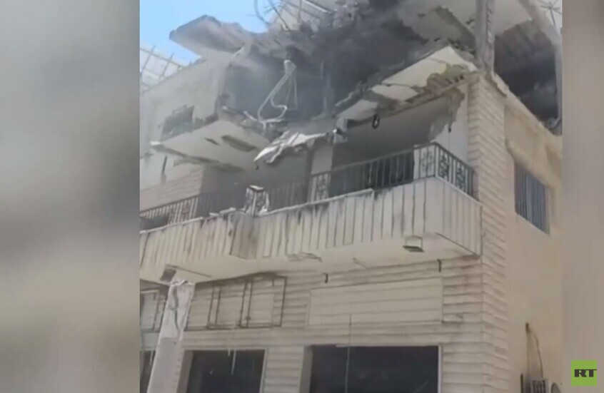 لبنان.. آثار الغارة الإسرائيلية على مدينة النبطية