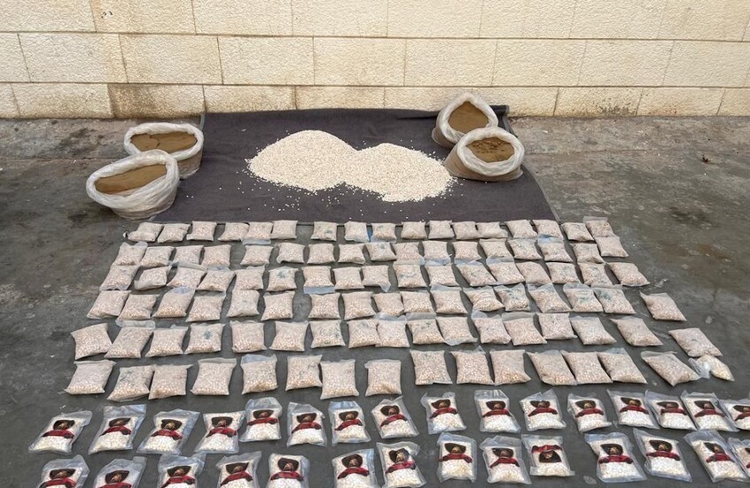 ضبط حوالي 3 ملايين حبة كبتاغون و50 كغ حشيش في ريف دمشق قادمة من لبنان إلى سوريا (صور)