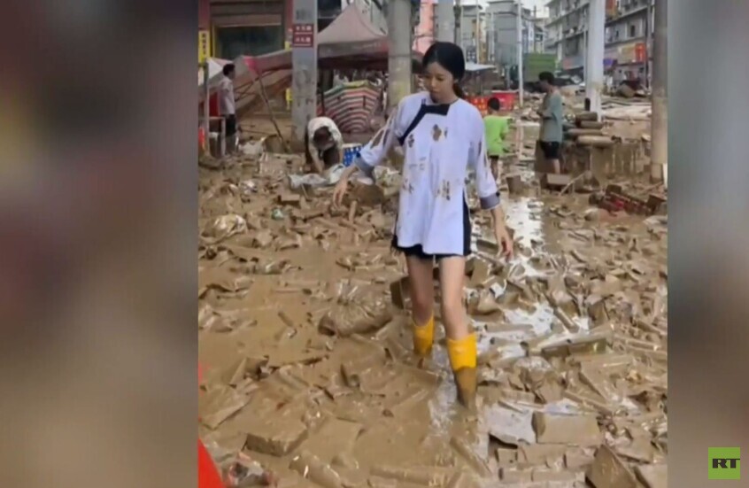 الصين.. فيضان مدمر يجتاح مقاطعة قويتشو