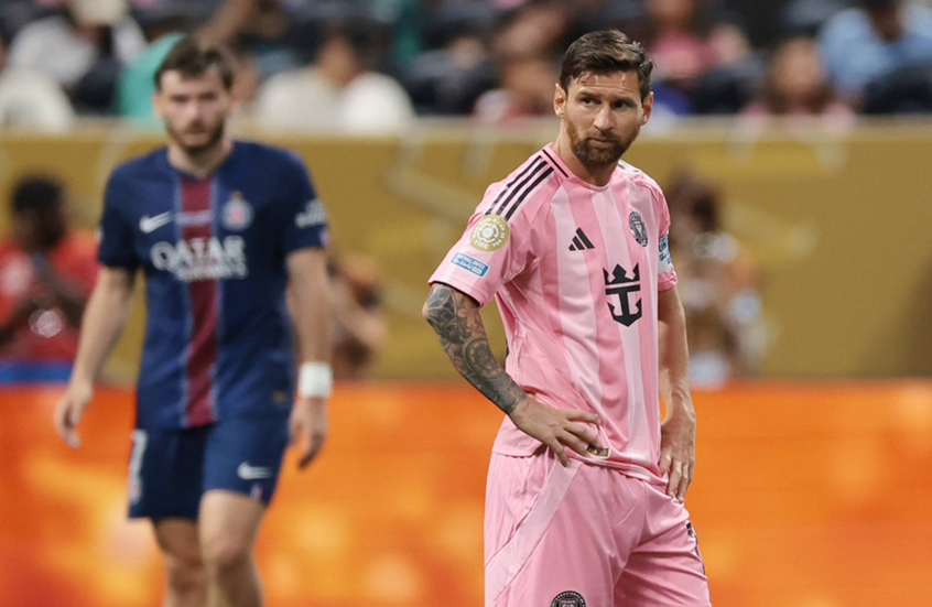 ميسي يتعرض للإهانة خلال مباراة إنتر ميامي وباريس سان جيرمان (صورة)