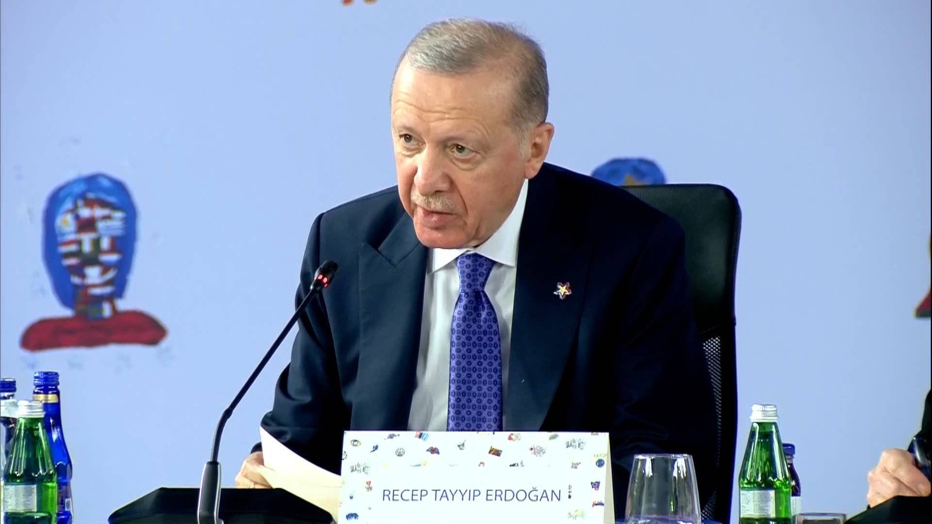 أردوغان: مفاوضات روسيا وأوكرانيا في إسطنبول مؤخرا كانت خطوة تاريخية