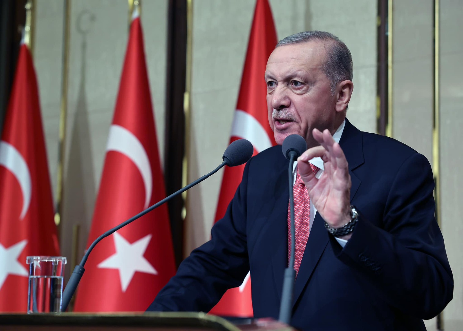 شبكة الحلم : أردوغان: لن نسمح باستدراج سوريا مجددا إلى بيئة غير مستقرة بواسطة تنظيمات إرهابية