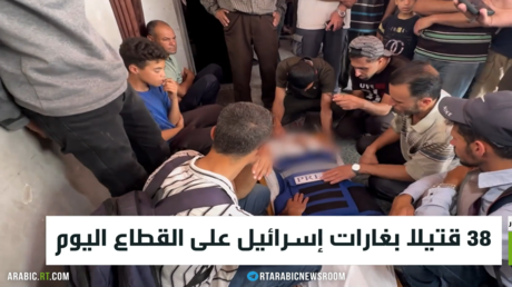 38 قتيلا بغارات إسرائيل على القطاع اليوم