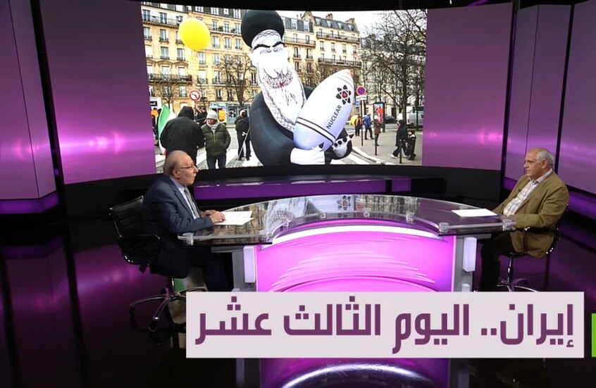 حسين الأحوازي: الضربات الاسرائيلية الاميركية عززت النظام الايراني!