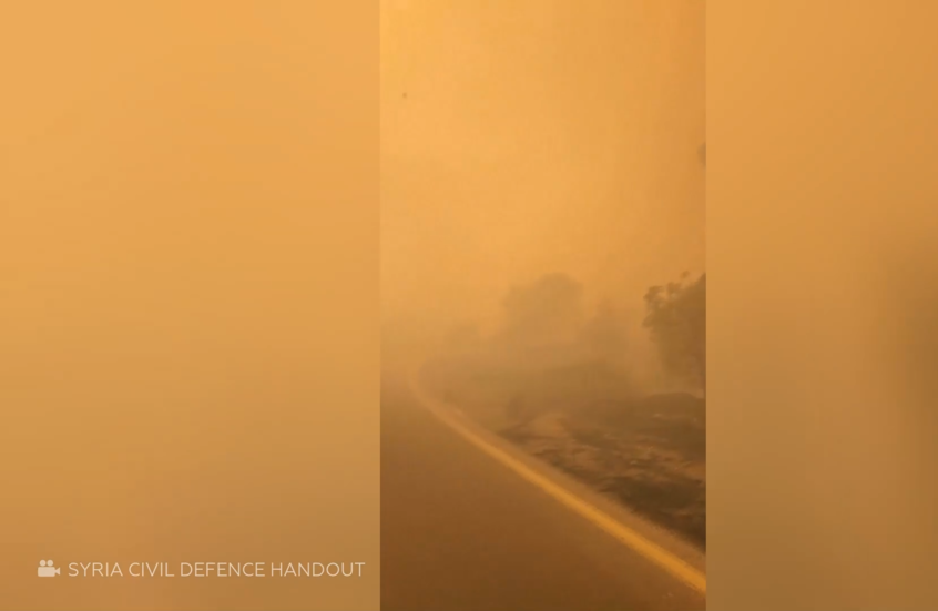 مشاهد مرعبة لحرائق ضخمة تلتهم المناطق الساحلية السورية