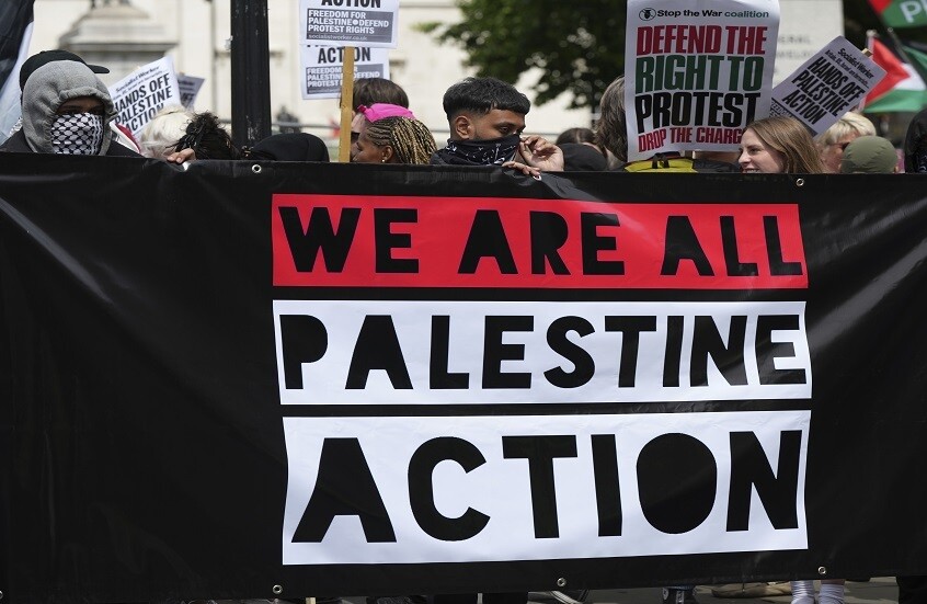 "فلسطين أكشن" تقول بعد سريان حظرها: حكومة بريطانيا تخضع إلى لوبي إسرائيلي ولن نتوقف عن دعم فلسطين