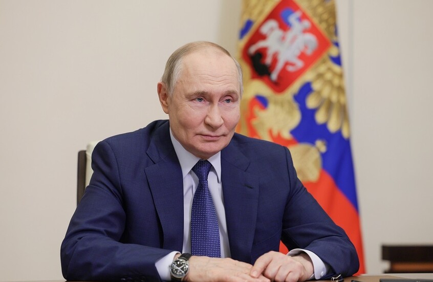 بوتين يتمنى للمقبلين على الزواج الحفاظ على القيم العائلية المبنية على التفاهم والاحترام المتبادل