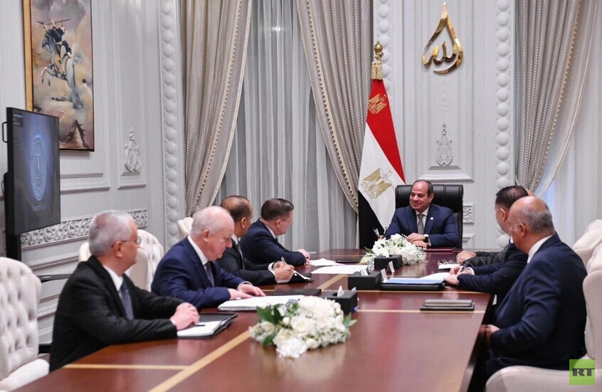 وفد روسي رفيع يتفقد مشروع محطة الضبعة النووية في مصر