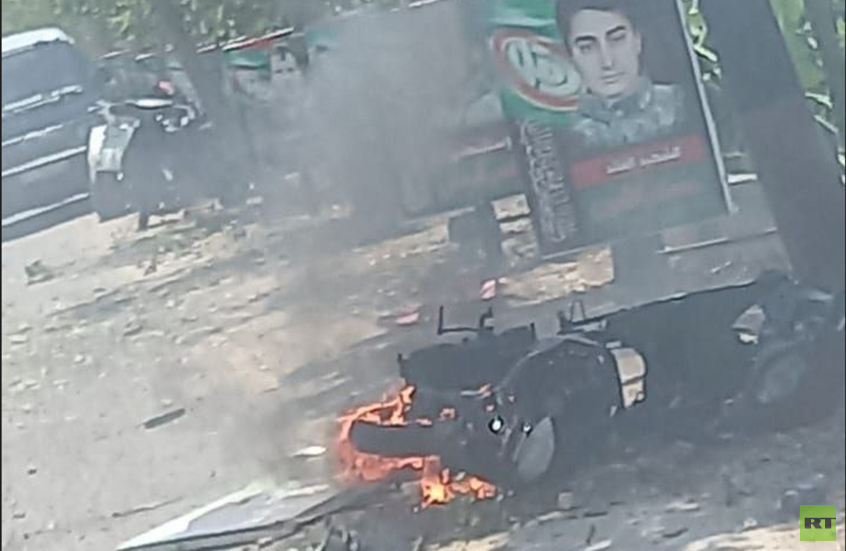 مراسلتنا: قتيل بغارة من مسيرة إسرائيلية على دراجة نارية جنوب لبنان