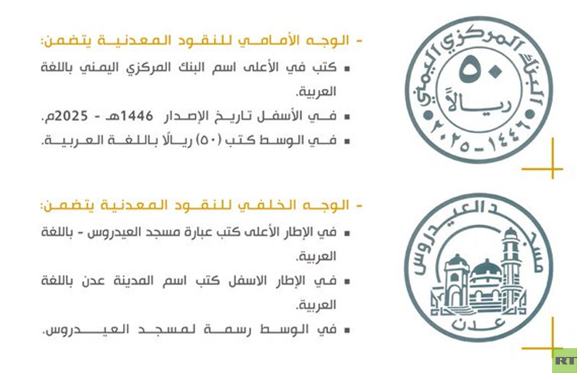 اليمن.. الحوثيون يعلنون سك عملة معدنية جديدة وتداولها ابتداء من الأحد