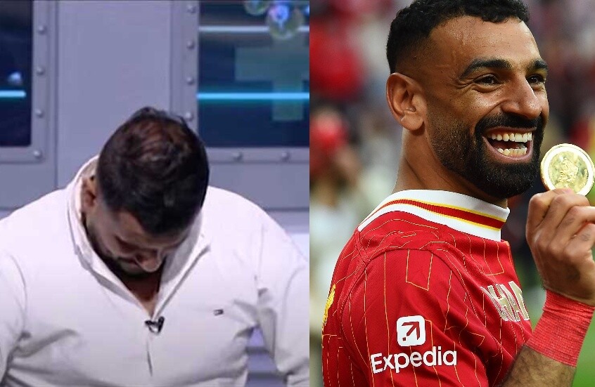 من نجم منتخب مصر إلى عامل في مقهى.. محمد صبحي يبكي بسبب "تجاهل صلاح" (فيديو)