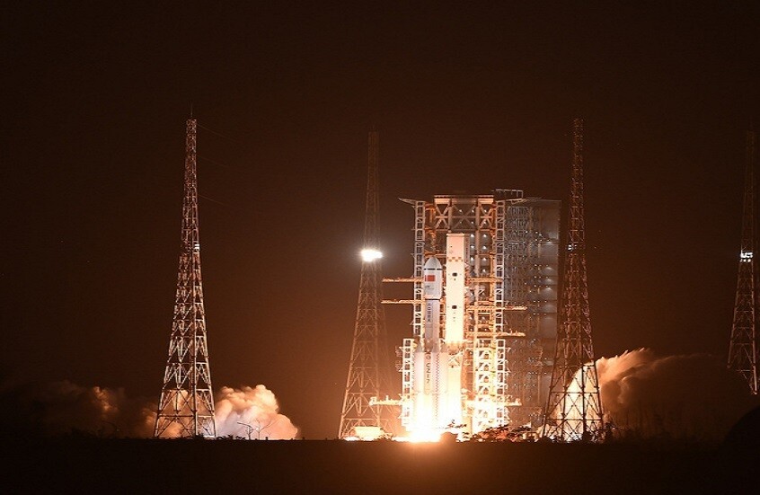 مركبة الشحن الفضائية تيانتشو-9 تلتحم بمحطة الفضاء الصينية