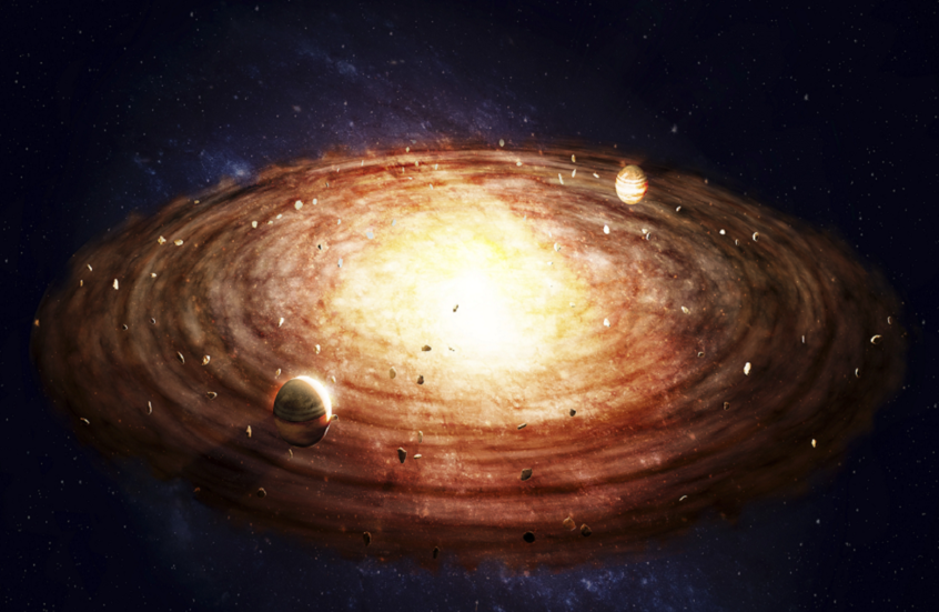 لأول مرة بالتاريخ.. رصد لحظة ولادة نظام شمسي جديد (صور)