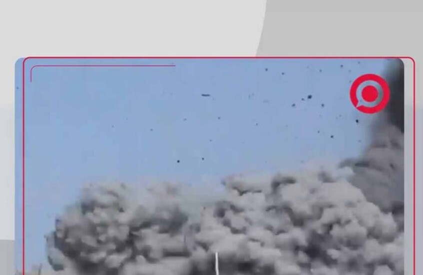 الصواريخ الإسرائيلية تدمر مدرسة في مخيم البريج للاجئين بغزة