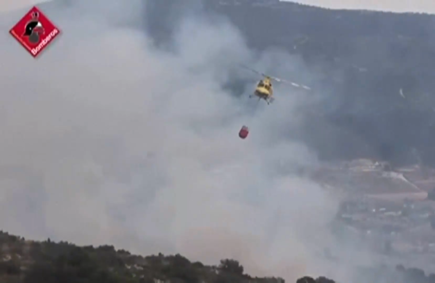 حرائق غابات هائلة في جنوب ووسط إسبانيا