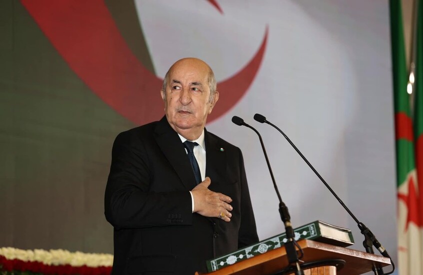 تبون: نؤكد موقف الجزائر الثابت تجاه القضية الفلسطينية وقضية الصحراء الغربية