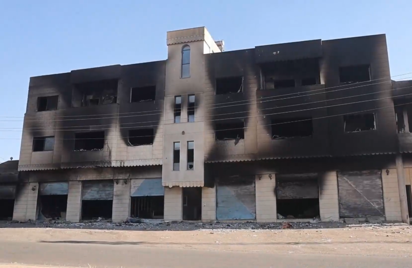 مشاهد للدمار الذي خلفته جماعات البدو المسلحة في السويداء جنوب سوريا