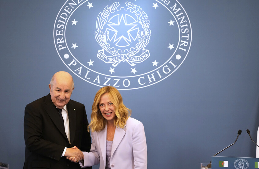 ميلوني: بحثت والرئيس تبون الوضع في ليبيا واستئناف عملية سياسية تتجاوز الانقسامات