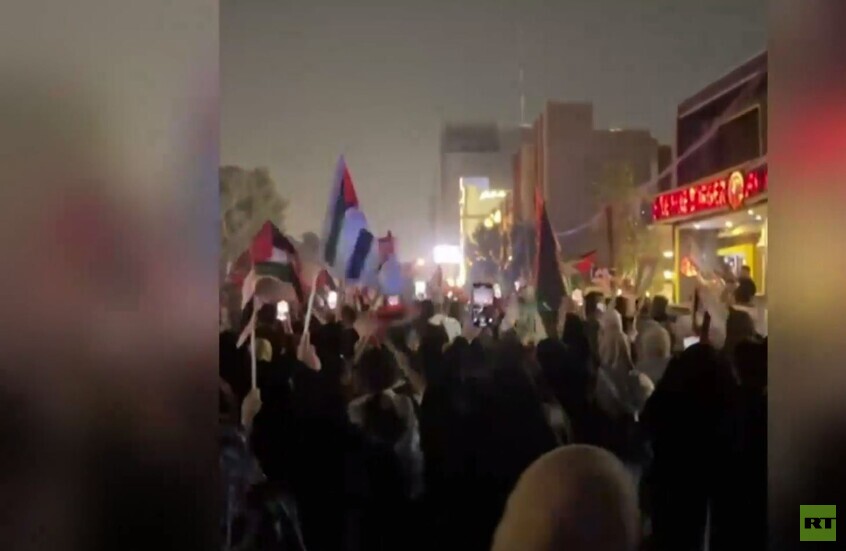 بغداد.. مسيرة حاشدة تنديدا بسياسة التجويع ضد أهالي غزة