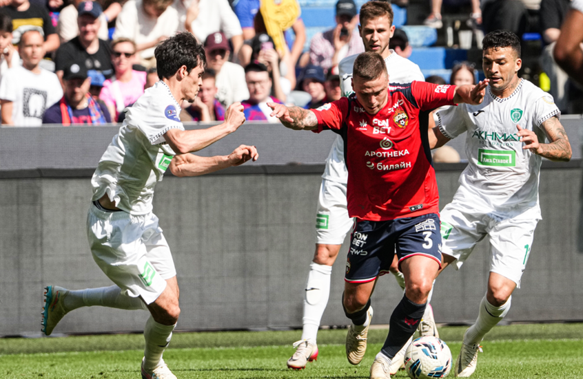 تسيسكا موسكو يحقق فوزا صعبا على أخمات في الدوري الروسي