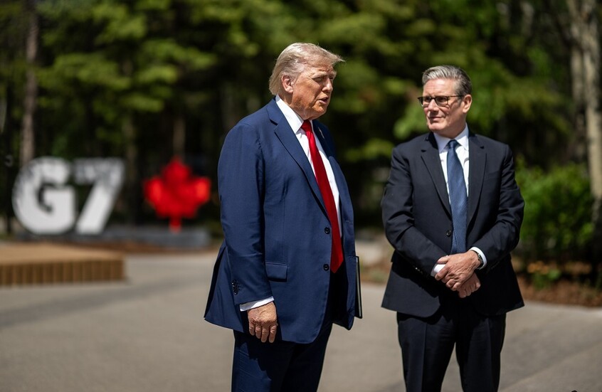 الرسوم على الصلب محور اجتماع ستارمر وترامب