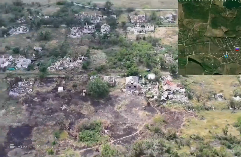 الجيش الروسي يرفع العلم في مدينة تشاسوف يار المحررة