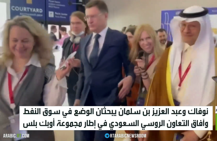 مباحثات بين نوفاك ووزير الطاقة السعودي