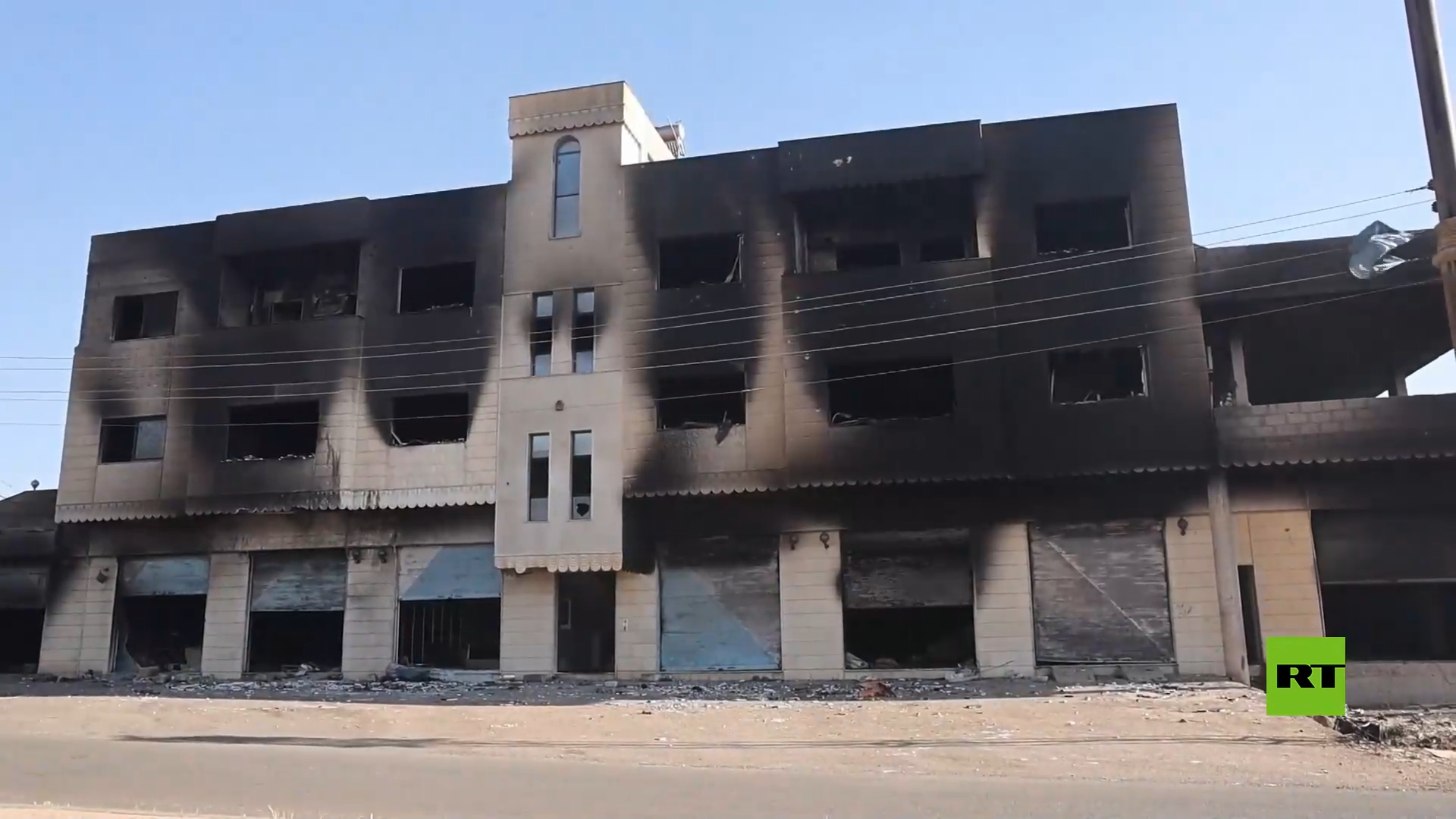 مشاهد للدمار الذي خلفته جماعات البدو المسلحة في السويداء جنوب سوريا