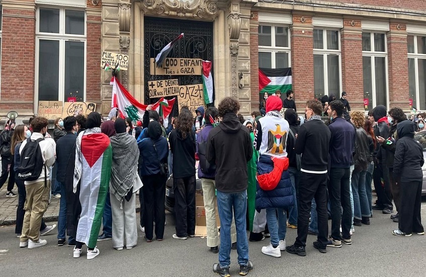 فرنسا.. طالبة فلسطينية في معهد العلوم السياسية بفرنسا تثير جدلا بتعليقاتها عن غزة