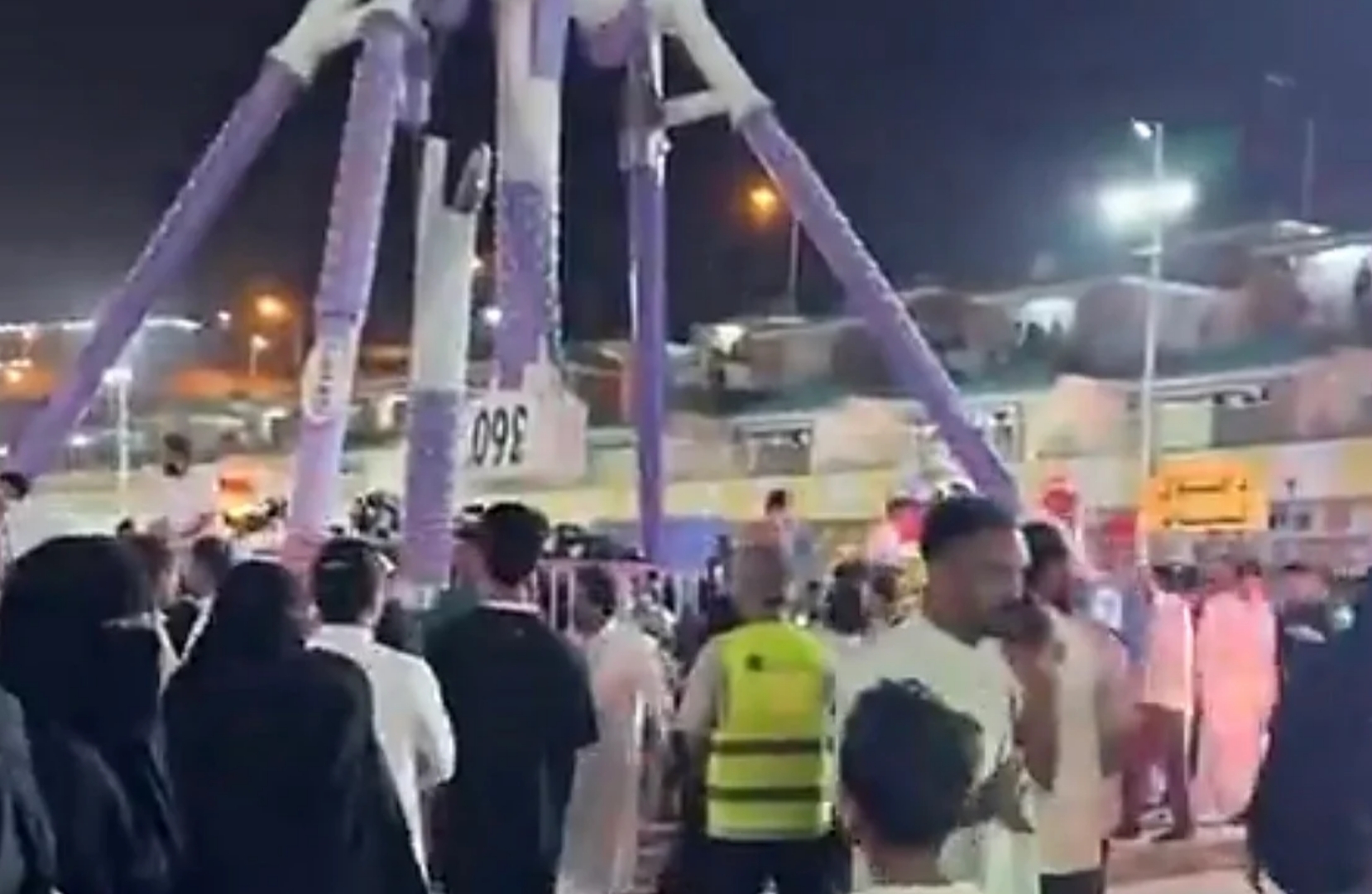 كارثة في أحد ملاهي السعودية (فيديو)