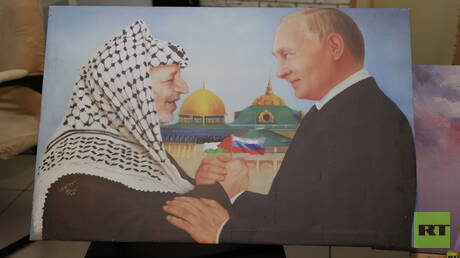 "فلسطين في قلوبنا".. معرض لفنانين روس وأجانب (صور)