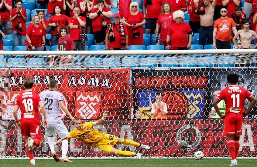 شاهد.. نهاية "درامية" لمباراة سبارتاك موسكو ومضيفه أكرون في الدوري الروسي الممتاز