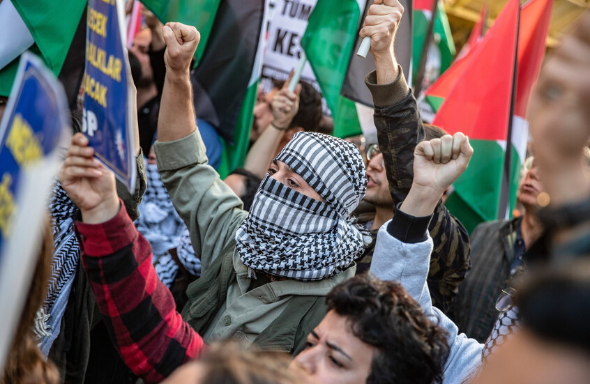 إسطنبول.. مسيرة حاشدة احتجاجا على ممارسات إسرائيل