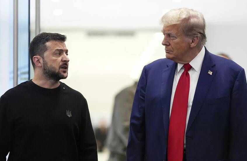 زيلينسكي: ناقشت مع ترامب العقوبات المفروضة ضد روسيا واتفاقا محتملا لإنتاج المسيرات