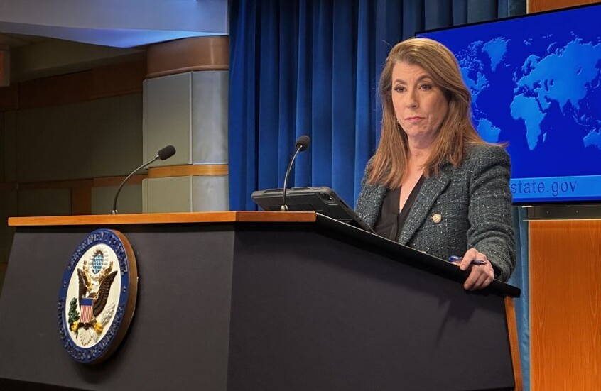 الخارجية الأمريكية: ترامب ليس راضيا عن سياسة روسيا بشأن أوكرانيا لكنه يؤمن بالحل الدبلوماسي للصراع