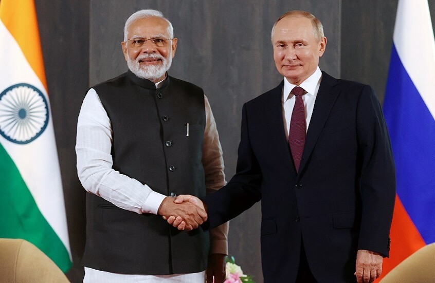 مودي: أكدت وبوتين التزامنا بتعزيز الشراكة الاستراتيجية بين الهند وروسيا