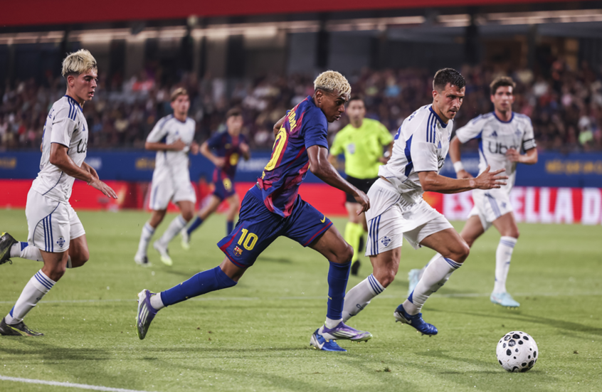 برشلونة يكتسح كومو في كأس خوان غامبر (فيديو)