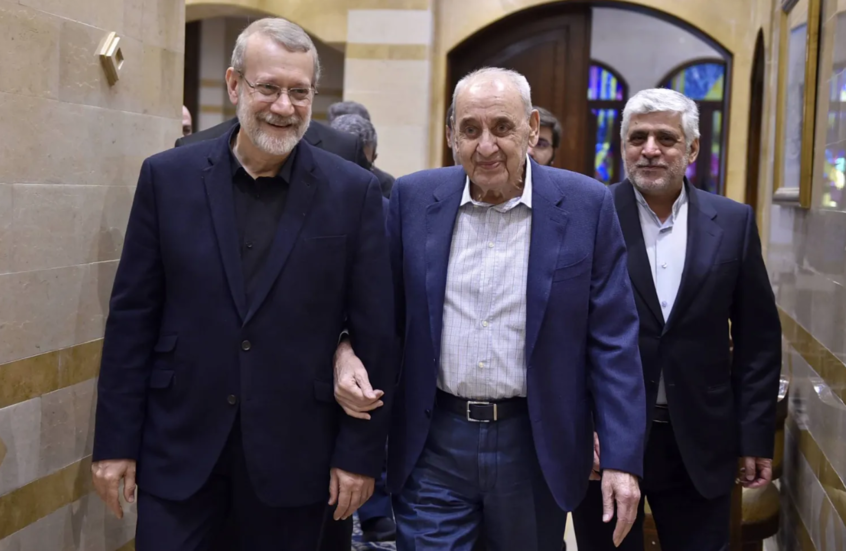 لاريجاني في لبنان: ننصحكم بالحفاظ على المقاومة وسندعم قرارات الحكومة إذا كانت توافقية