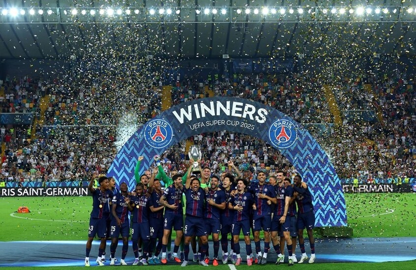 باريس سان جيرمان بطلا للسوبر الأوروبي للمرة الأولى في تاريخه