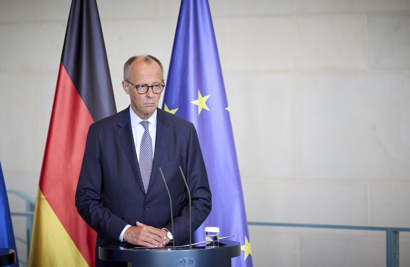 ميرتس: على بوتين أن يأخذ عرض ترامب على محمل الجد