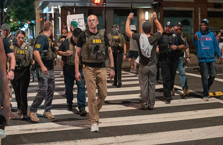 الأمن الفيدرالي الأمريكي ينفذ جملة اعتقالات في واشنطن