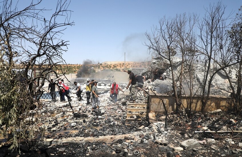 الدفاع المدني في محافظة اللاذقية يعلن السيطرة على 80% من حرائق كسب