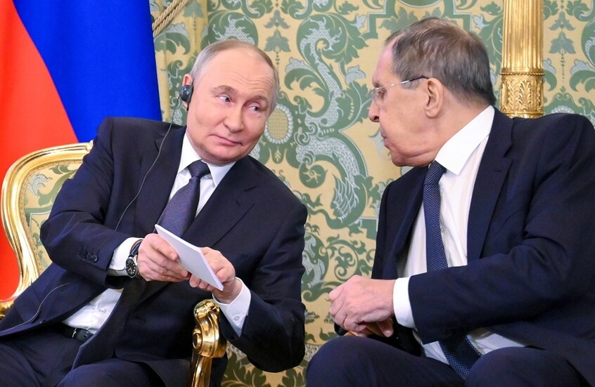 بوتين مازح لافروف واصفا إياه بـ"الإمبريالي"