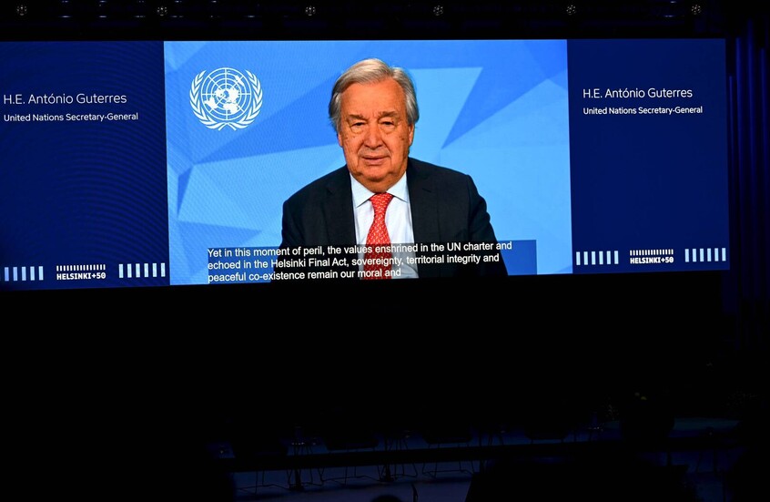 غوتيريش يدعو لوقف فوري لإطلاق النار في غزة