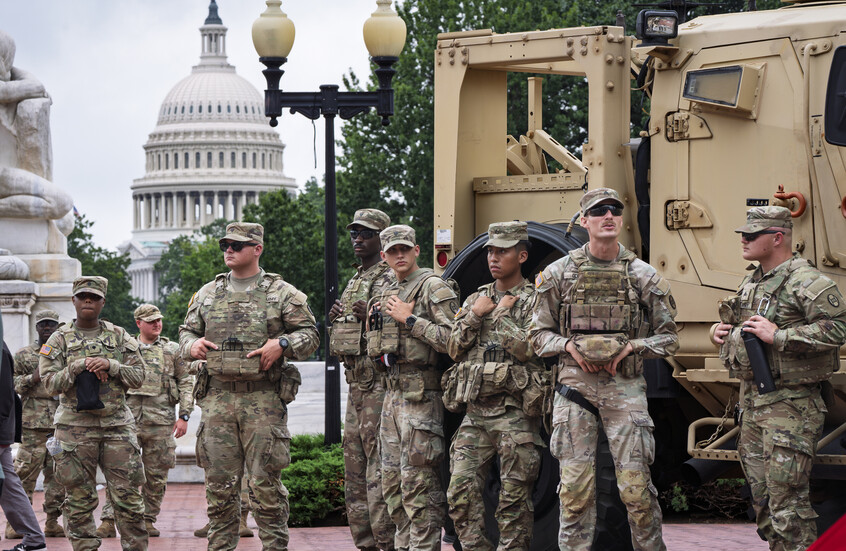 ترامب: سأرافق دوريات الجيش ورجال إنفاذ القانون في شوارع العاصمة واشنطن
