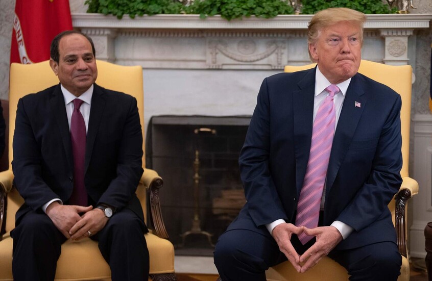 "السيسي لا يخشى مواجهة ترامب".. تقرير عبري يهاجم مصر