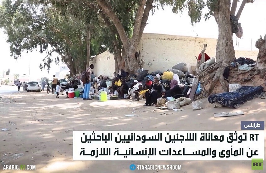 RT ترصد معاناة اللاجئين السودانيين