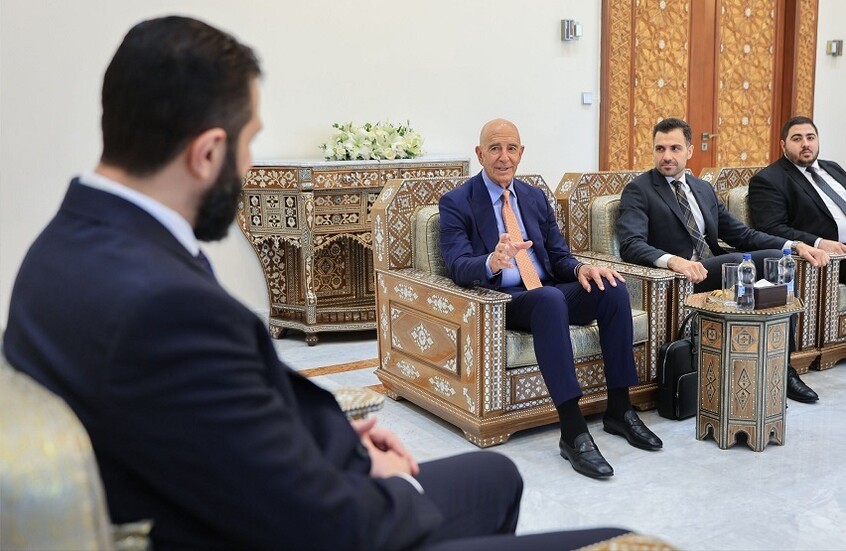 بعد دعوة الهجري لانفصال السويداء عن سوريا.. وفد أمريكي رفيع المستوى في دمشق للقاء الشرع