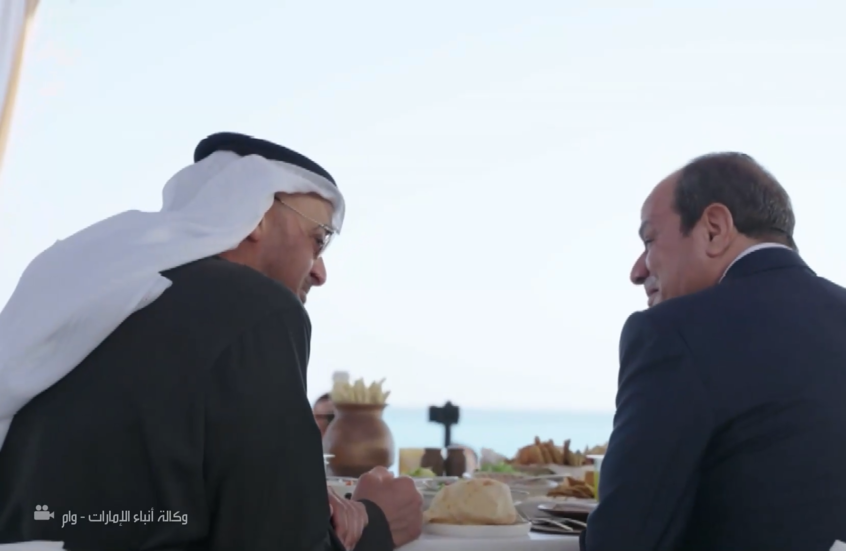 مشاهد من زيارة رئيس الإمارات الشيخ محمد بن زايد آل نهيان إلى مصر