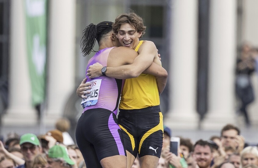 السويدي "الطائر" دوبلانتيس يفوز بذهبية الدوري الماسي في زيورخ